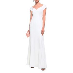 Badgley Mischka White Dress